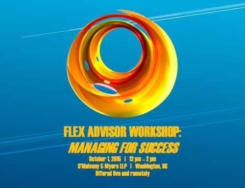 Flex Advisor Workshop 2015