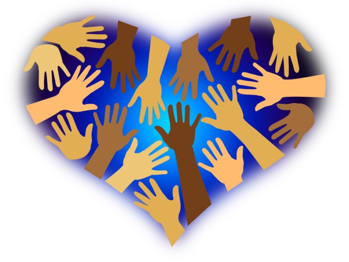 fight racism hands and heart